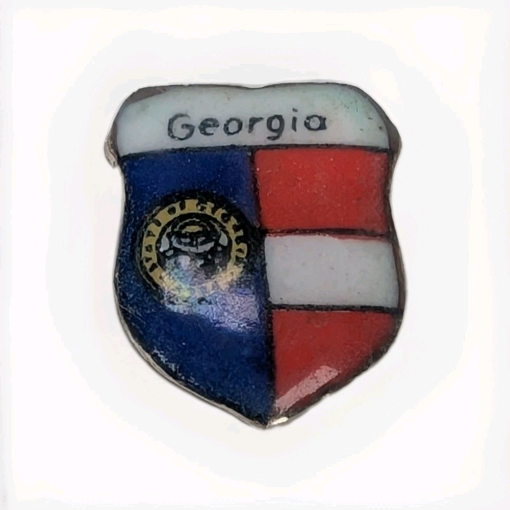 100 Lot Georgia Seal Emblem Shield Charm Vintage Original New Old Stock